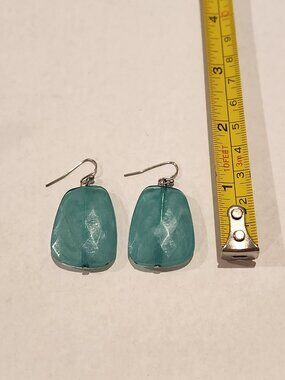 Charming Charlie - Sea Glass Green Dangle Earrings